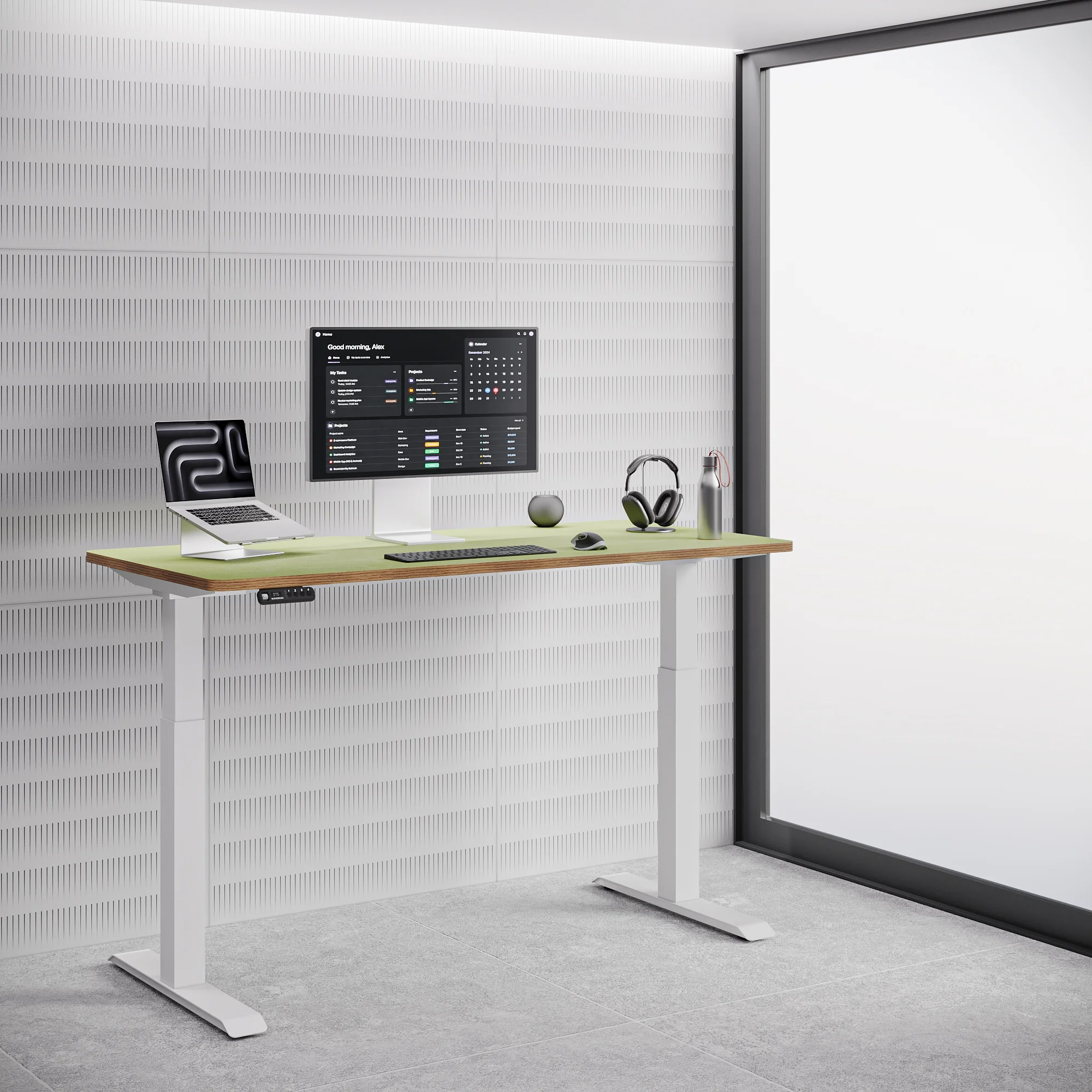 Navodesk® PRO White Frame Lifestyle6