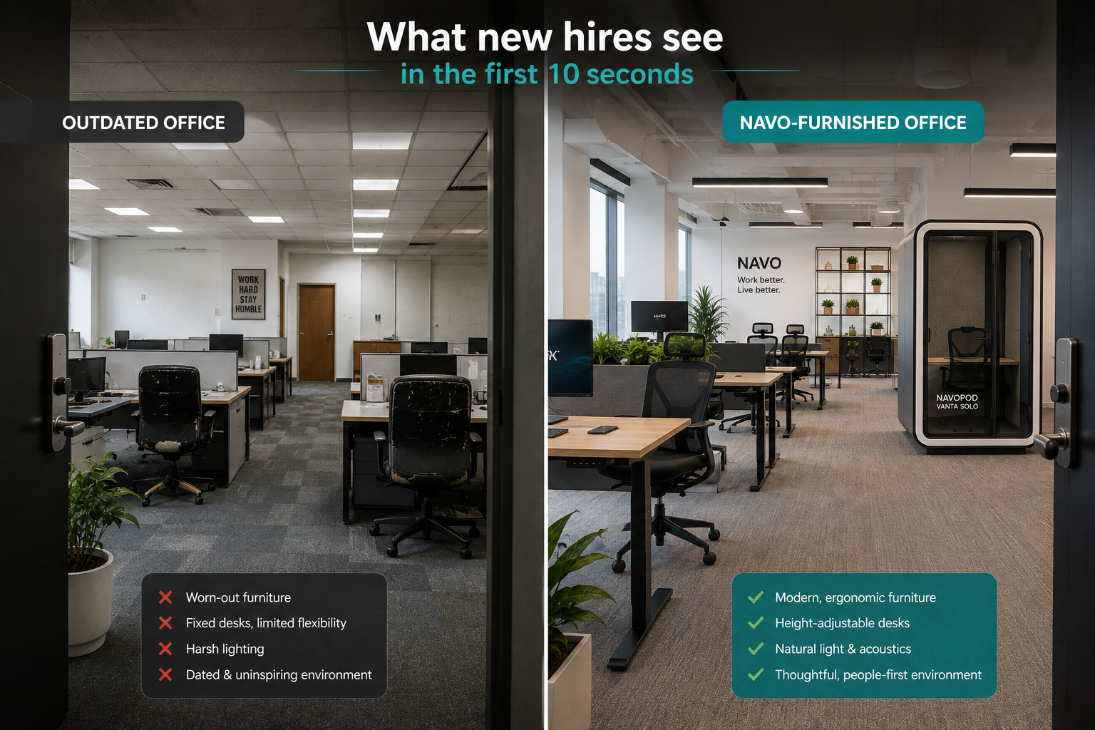 what new hires sees n a office